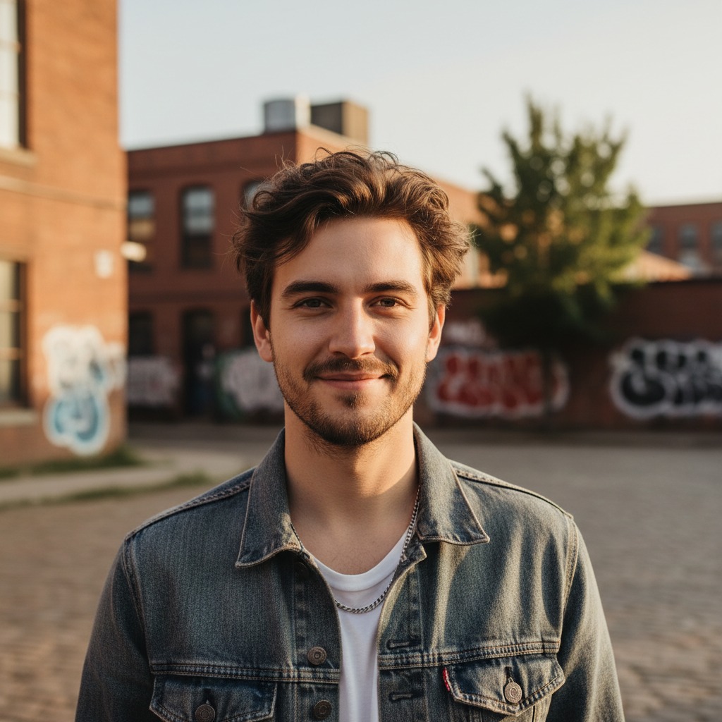 foto de un hombre joven